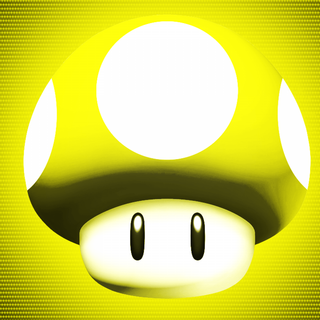 Yellow mushroom wallpaper