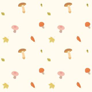 Yellow mushroom wallpaper