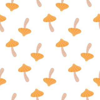 Yellow mushroom wallpaper