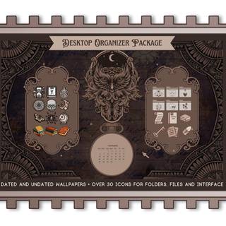 Goth vibe computer wallpaper