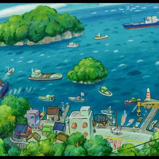 Studio Ghibli Ponyo desktop wallpaper