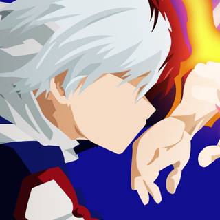 iPhone Todoroki wallpaper