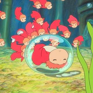 Studio Ghibli Ponyo desktop wallpaper