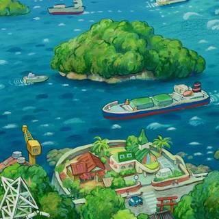 Studio Ghibli Ponyo desktop wallpaper