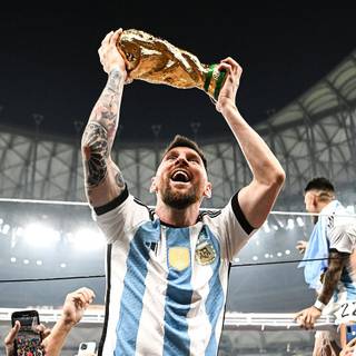 Messi World Cup phone wallpaper