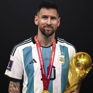Messi World Cup phone wallpaper