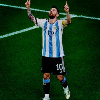 Messi World Cup phone wallpaper