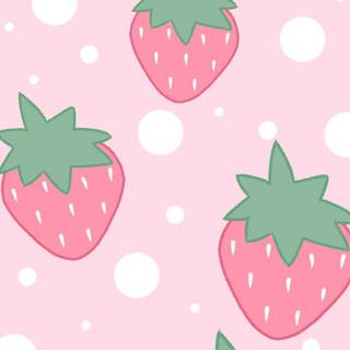 Strawberry phone wallpaper