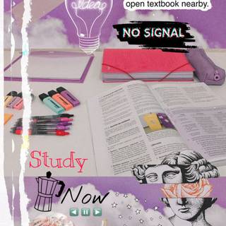 Study collage wallpaper
