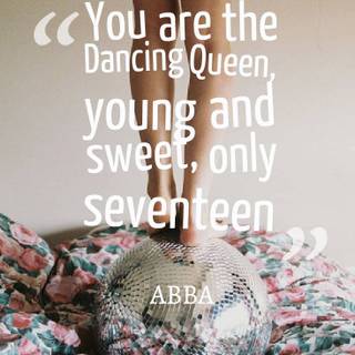 Dancing Queen Abba wallpaper