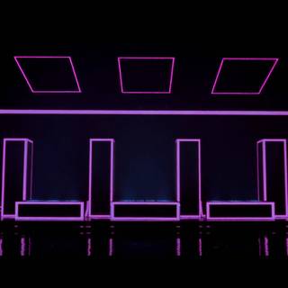 Neon stage wallpaper