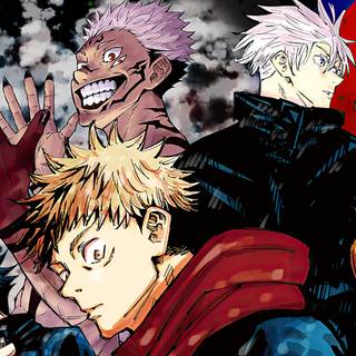 Jujutsu Kaisen 4k anime poster wallpaper