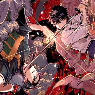 Jujutsu Kaisen 4k anime poster wallpaper