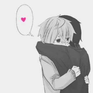 Anime cuddle wallpaper