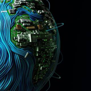 Earth dark wallpaper