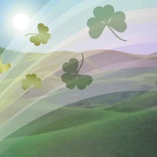 Shamrocks wallpaper