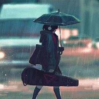 Sad rainy day wallpaper
