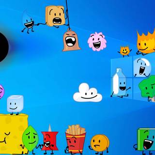 Battle for BFDI wallpaper