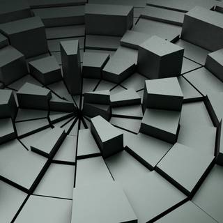 Black ground floor wallpaper