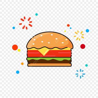Cute burger wallpaper