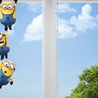 Spring Minions wallpaper