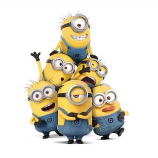 Spring Minions wallpaper