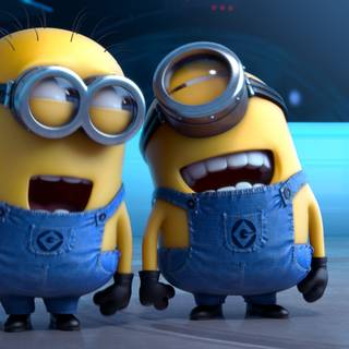 Spring Minions wallpaper