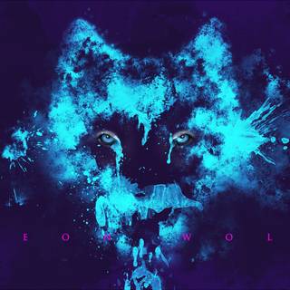 Cyber blue wallpaper