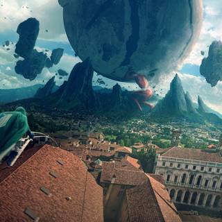 Attack on Titan game world wallpaper