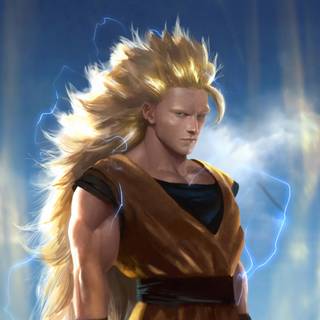 Realistic Goku wallpaper