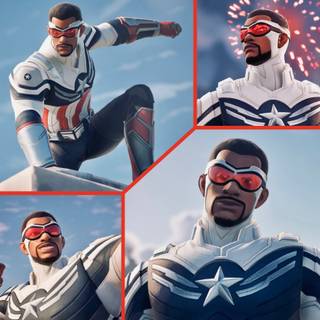 Captain America - Sam Wilson Fortnite wallpaper