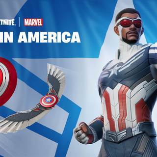 Captain America - Sam Wilson Fortnite wallpaper