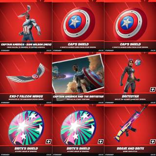 Captain America - Sam Wilson Fortnite wallpaper