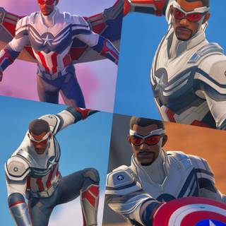 Captain America - Sam Wilson Fortnite wallpaper
