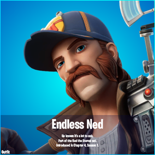 Endless Ned Fortnite wallpaper