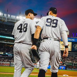 Yankees players wallpaper