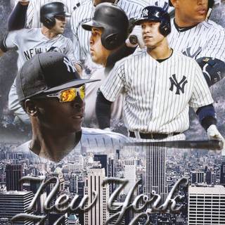 Yankees players wallpaper