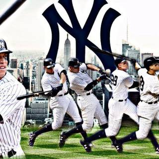 Yankees players wallpaper