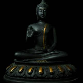 Dark Buddha wallpaper