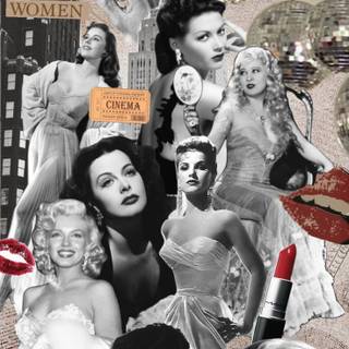 Vintage Hollywood wallpaper