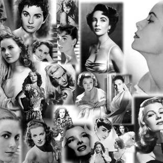 Vintage Hollywood wallpaper