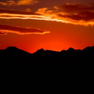 Orange cloud wallpaper