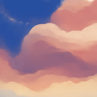 Orange cloud wallpaper