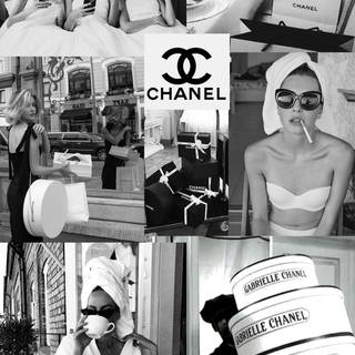 Black and white model wallpaper