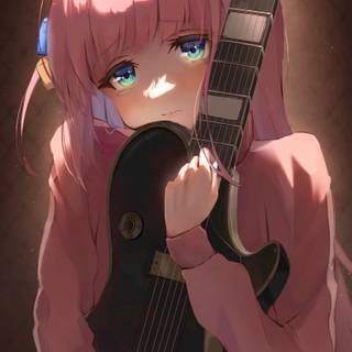 Bocchi The Rock mobile wallpaper