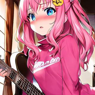 Bocchi The Rock mobile wallpaper