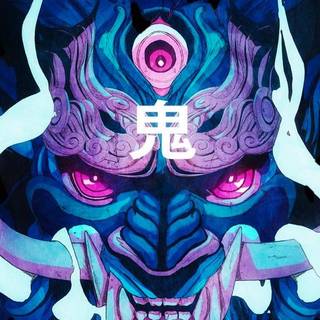 Black samurai phone wallpaper