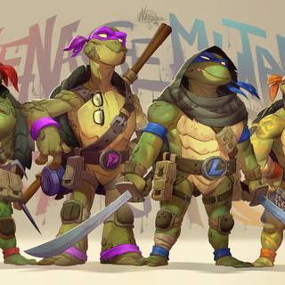 ROTTMNT desktop wallpaper