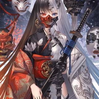 Katana mobile wallpaper