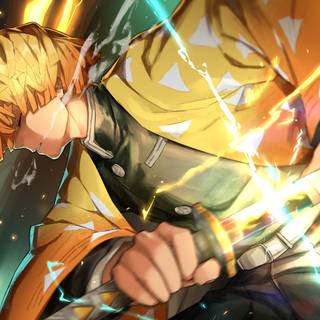 Tanjiro 4k anime poster wallpaper